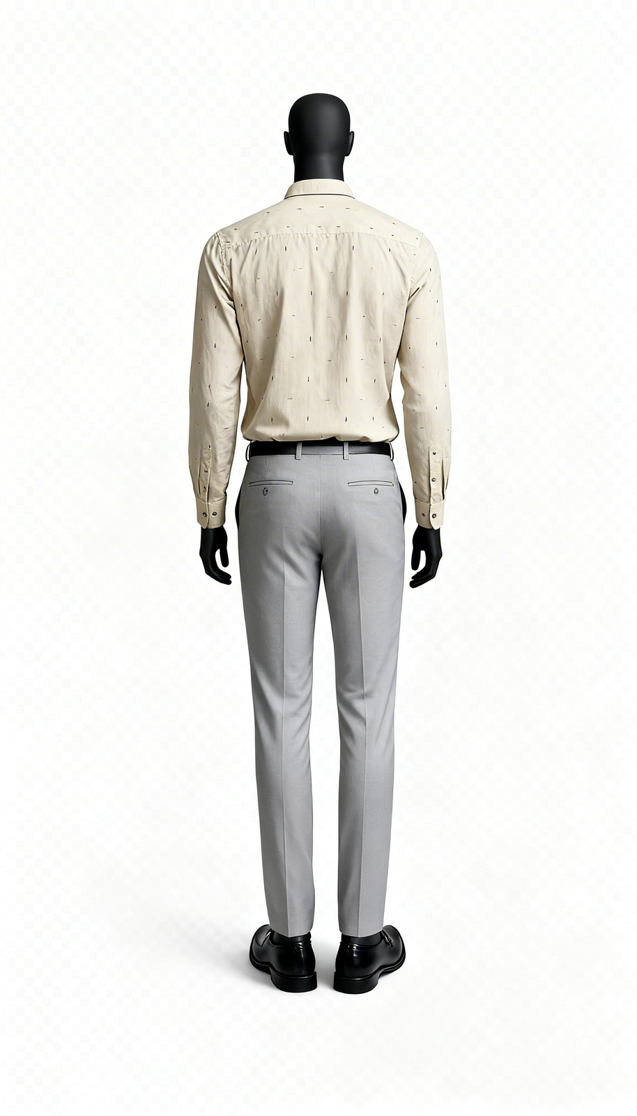 Beige Ikat Print Shirt